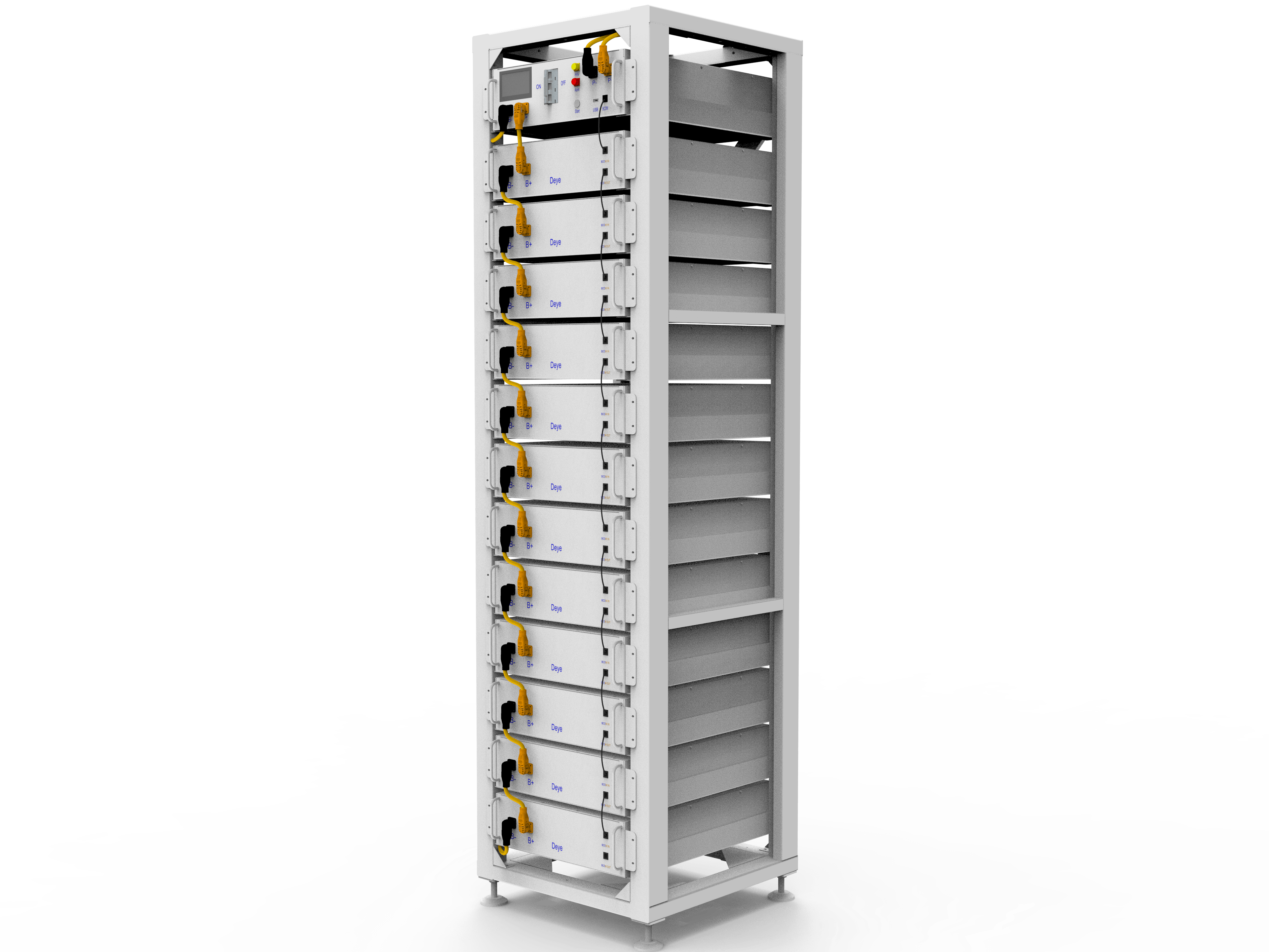 Deye 3U - Racksystem für Hochspannungsbatterien BOS-GM 5.1