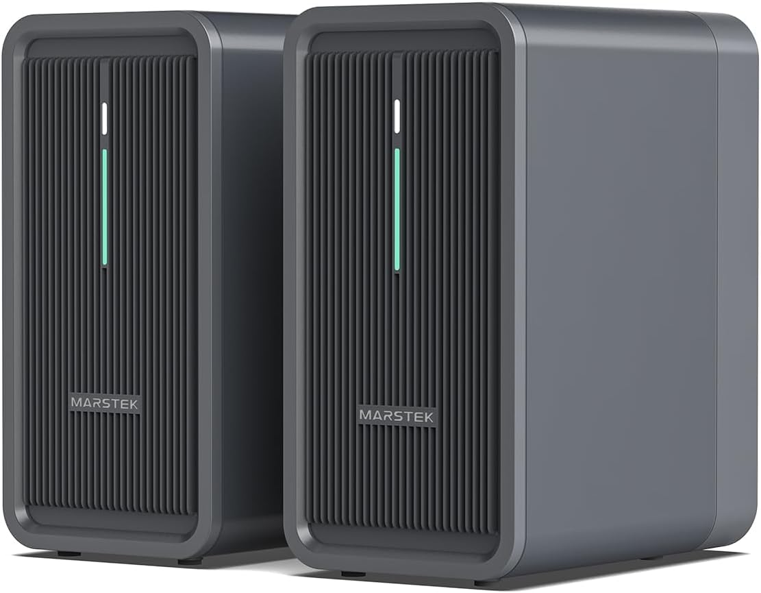 Marstek 2×B2500 Balkon-Solarkraftwerk mit Batterie – 2240Wh LiFePO4 + 4×500W Panele + 800W Mikro-Wechselrichter