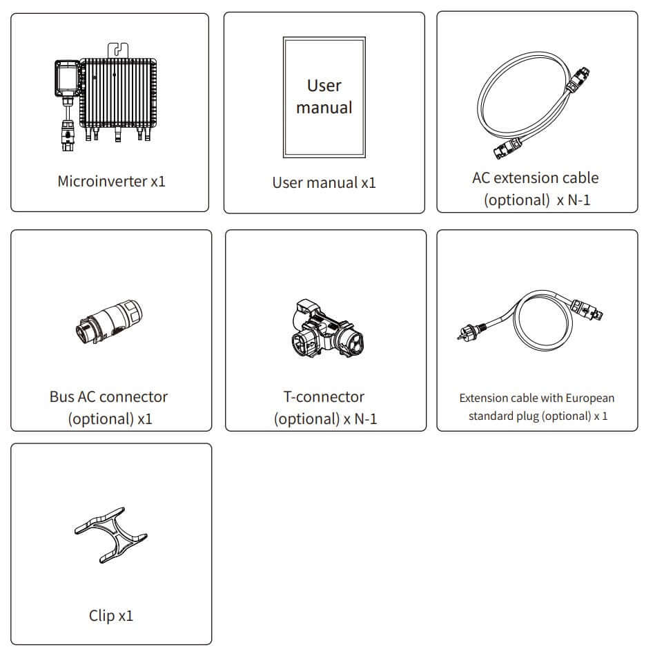 Deye SUN-M100G4-EU-Q0 1000W Single Phase | 2 MPPT | Micro Inverter – Balkonkraftwerk Set mit GreenLimon Solarmodulen und Wechselrichter