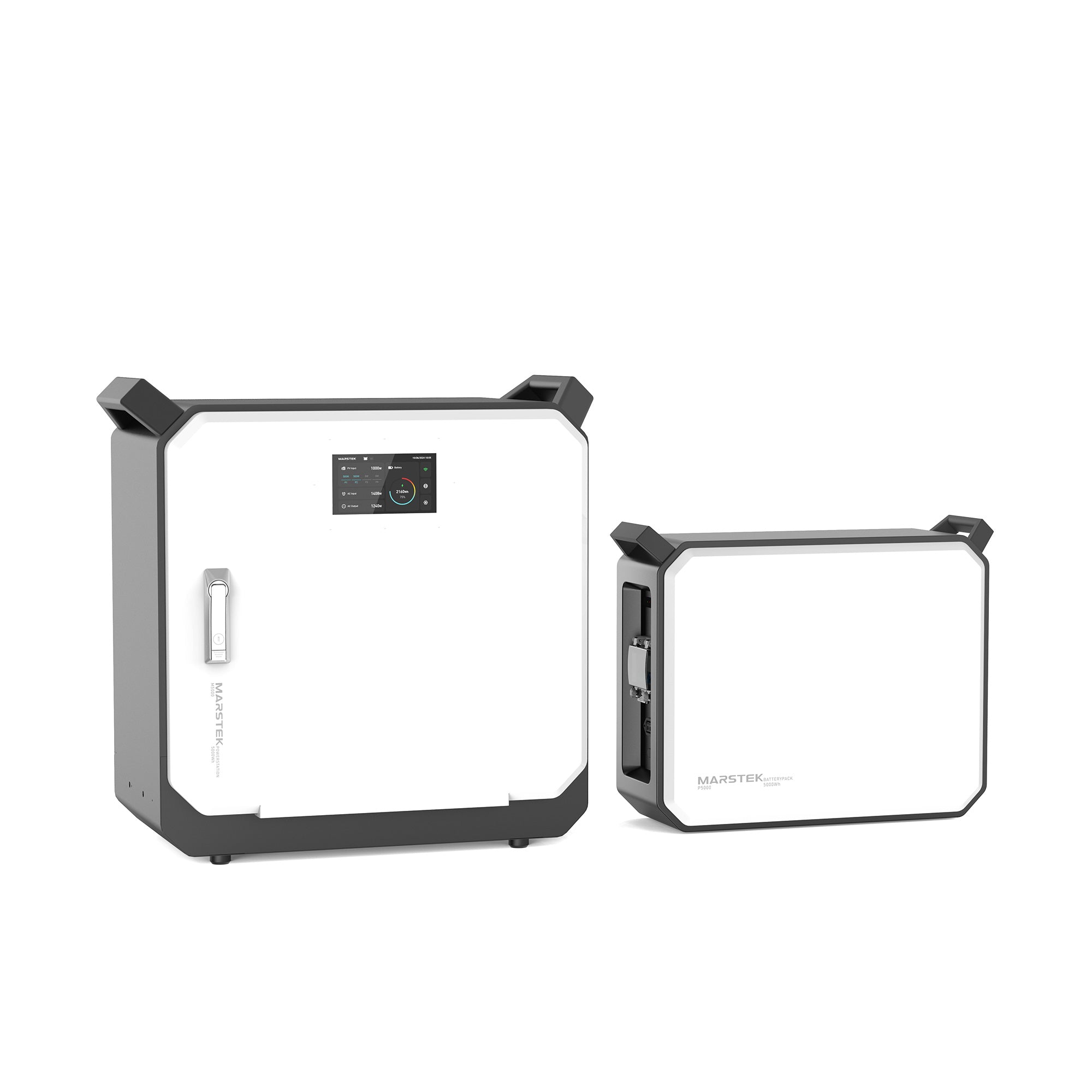 MARSTEK M5000 Solar Generator 5000W / 5010Wh, Expandable to 15.36kWh with 4 MPPT Inputs, Home Backup & Off-Grid Power