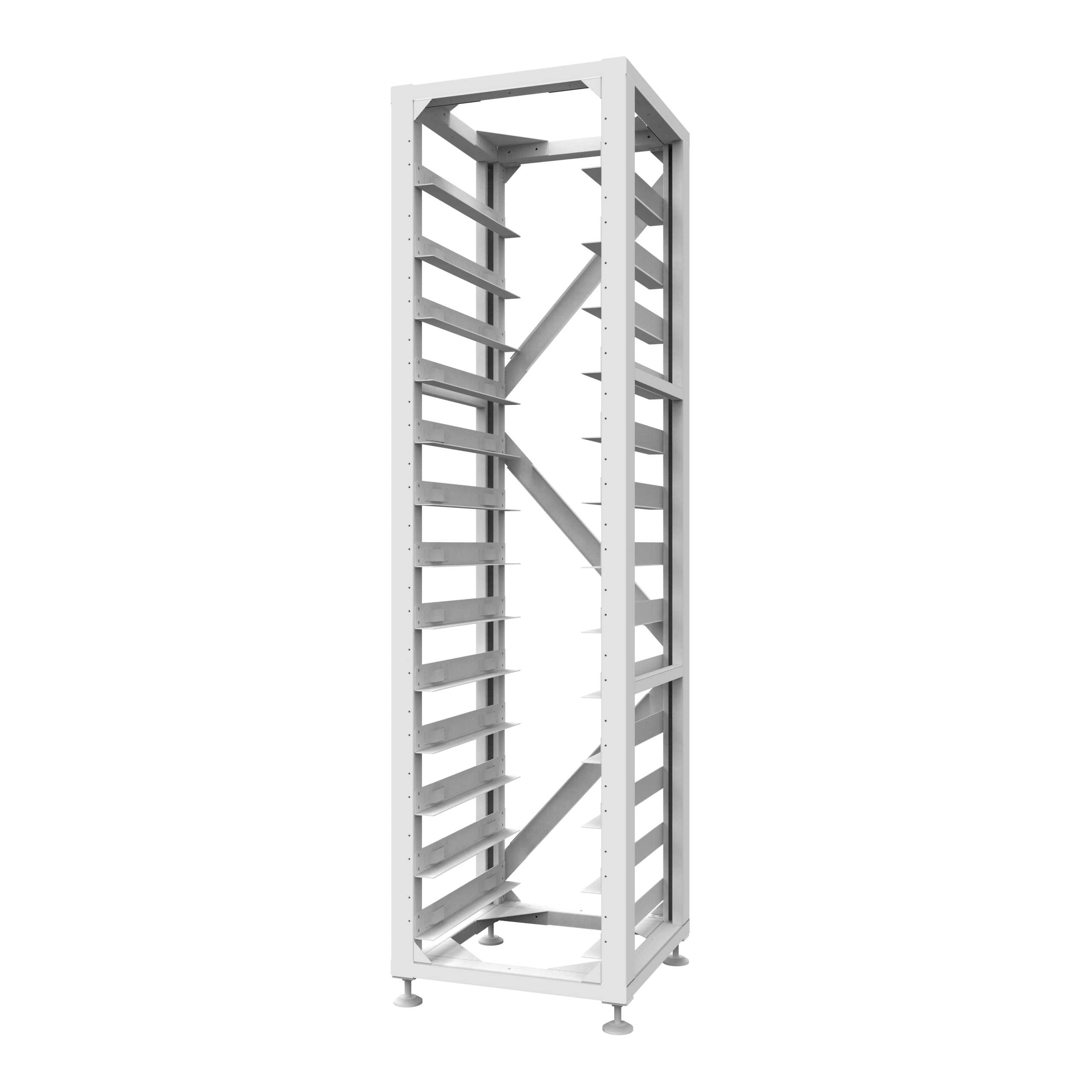 Deye 3U - Racksystem für Hochspannungsbatterien BOS-GM 5.1