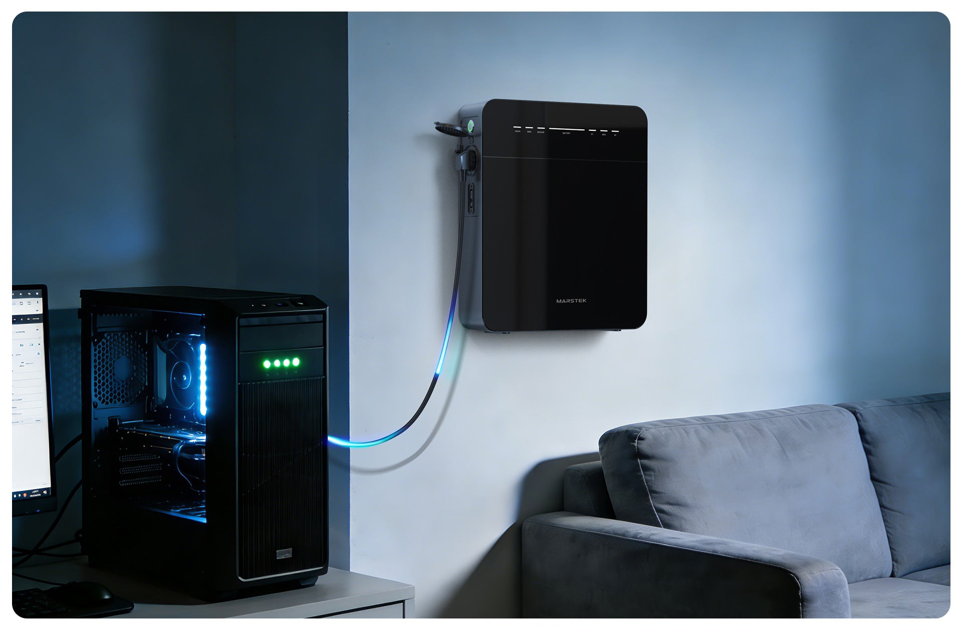 MARSTEK VENUS E Mini – 2 kWh Plug-in Battery with 1.5 kW Bidirectional Inverter and Backup Power