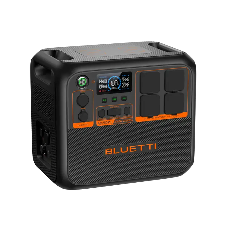 Bluetti AC200PL mit Solarmodul – erweiterbarer Speicher für Gartenhaus & Balkon