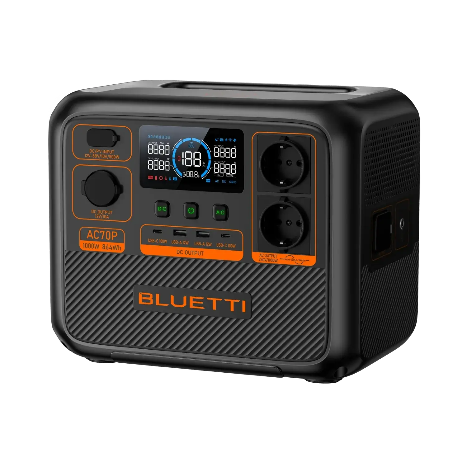 Bluetti AC60P Batteriespeicher für Notstrom im Haushalt – kompakte 504Wh Lösung