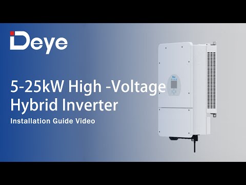 Deye SUN-10K-SG01HP3-EU-AM2 10KW High Voltage Three-Phase Hybrid Inverter – Hybrid Wechselrichter für Solaranlagen mit GreenLimon
