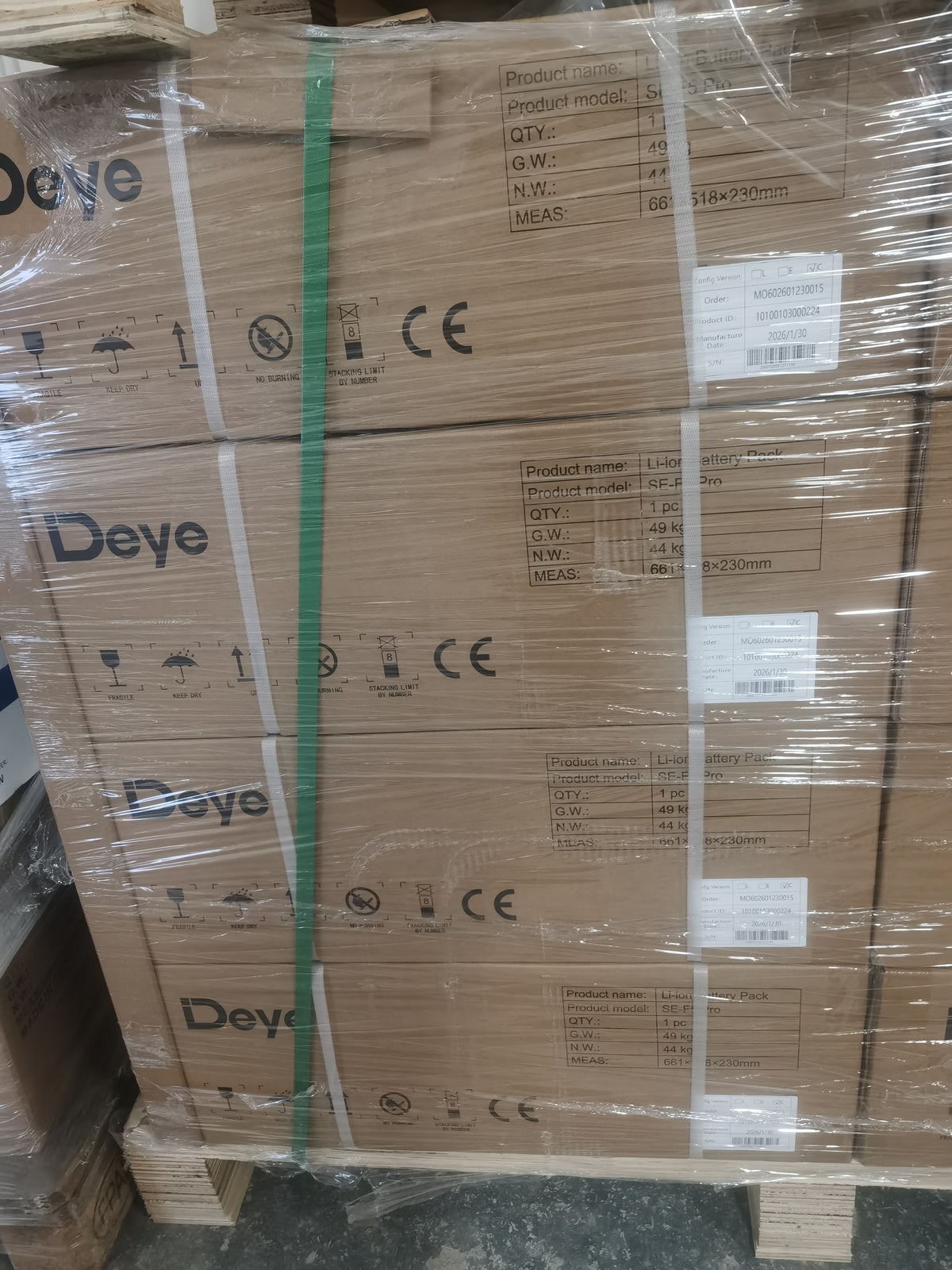 Deye Solar-Speicherpaket – 5 kW dreiphasiger Hybrid-Wechselrichter + 5,12 kWh SE-F5 Pro Batterie