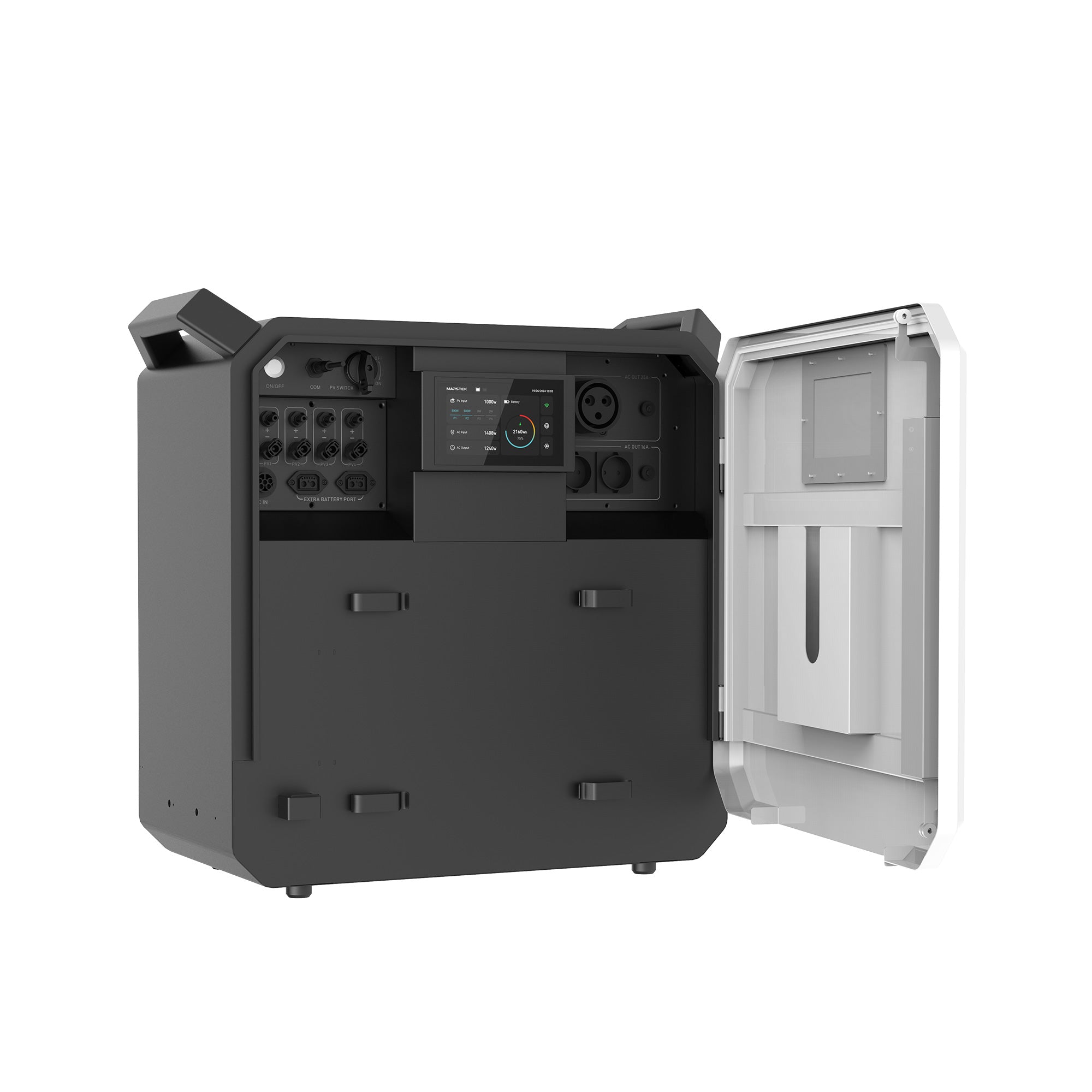 MARSTEK M5000 Solar Generator 5000W / 5010Wh, Expandable to 15.36kWh with 4 MPPT Inputs, Home Backup & Off-Grid Power