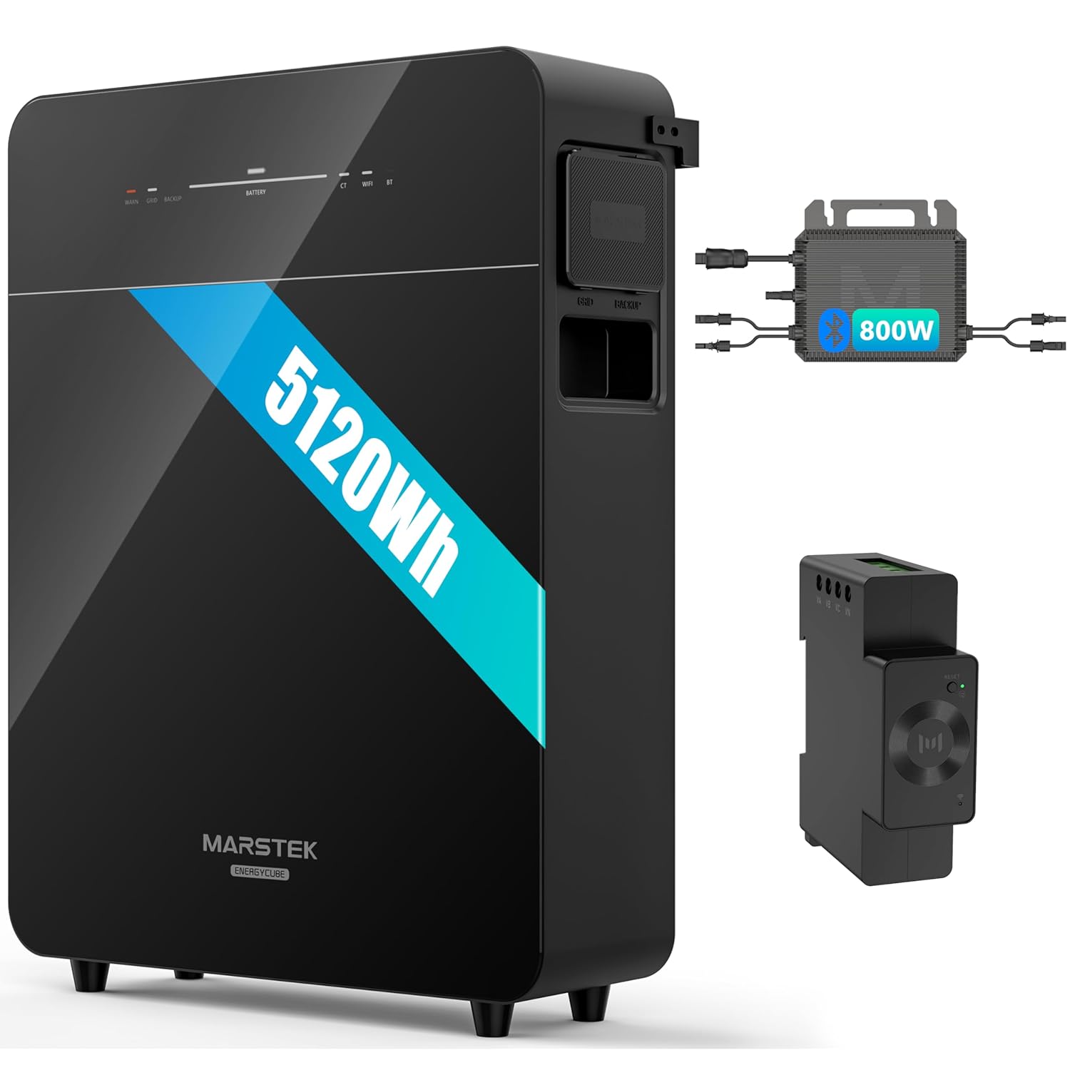 Marstek Venus E 3.0 – 5,12 kWh Plug-in Heimbatterie | Balkon- &amp; Haushaltsspeicher