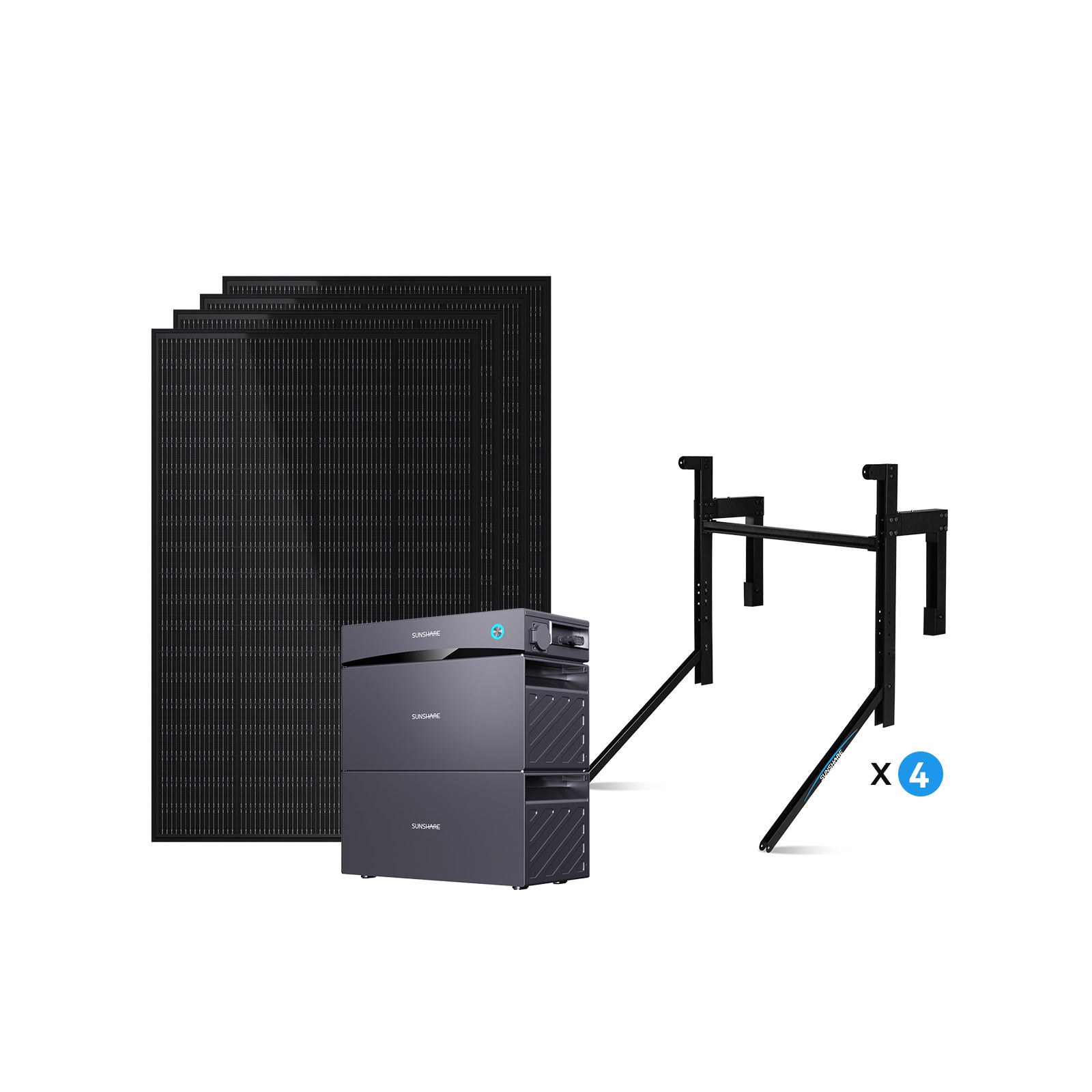 Sunshare Glory Semi-Solid Balkonkraftwerk mit 2,0 kWh Speicher