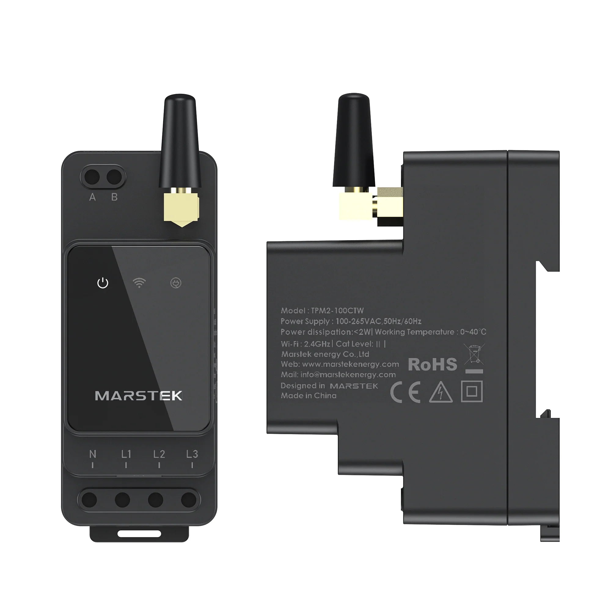 Marstek CT002 Smart Meter – 3-Phasen-Energiemonitor mit App-Steuerung