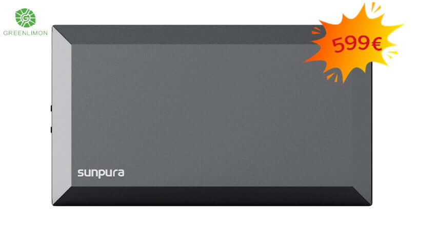 NOVGEN Sunpura All-in-one Plug & Play Energy Storage System ESS-S2400 – Balkonkraftwerk Set mit GreenLimon Solarmodulen und Wechselrichter
