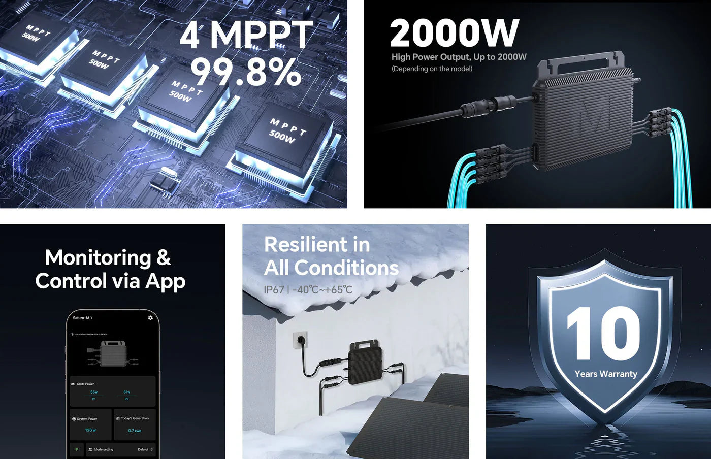 Marstek Saturn MI0800 Mikrowechselrichter