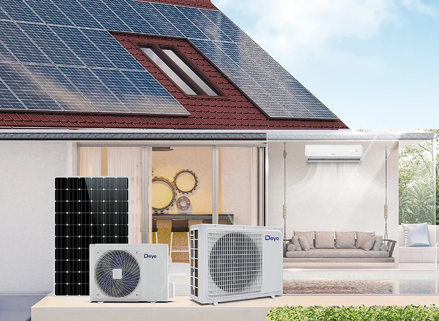 Deye Solar Klimaanlage | DWGA21-ACDCBLW-12KR2(EU) | 3,5 kW Hybrid AC/DC R32