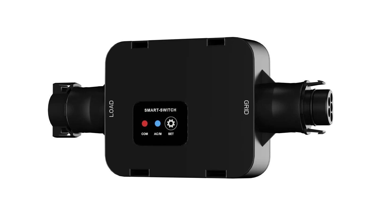 Deye smart switch for outdoor high-power loads with customizable control settings.